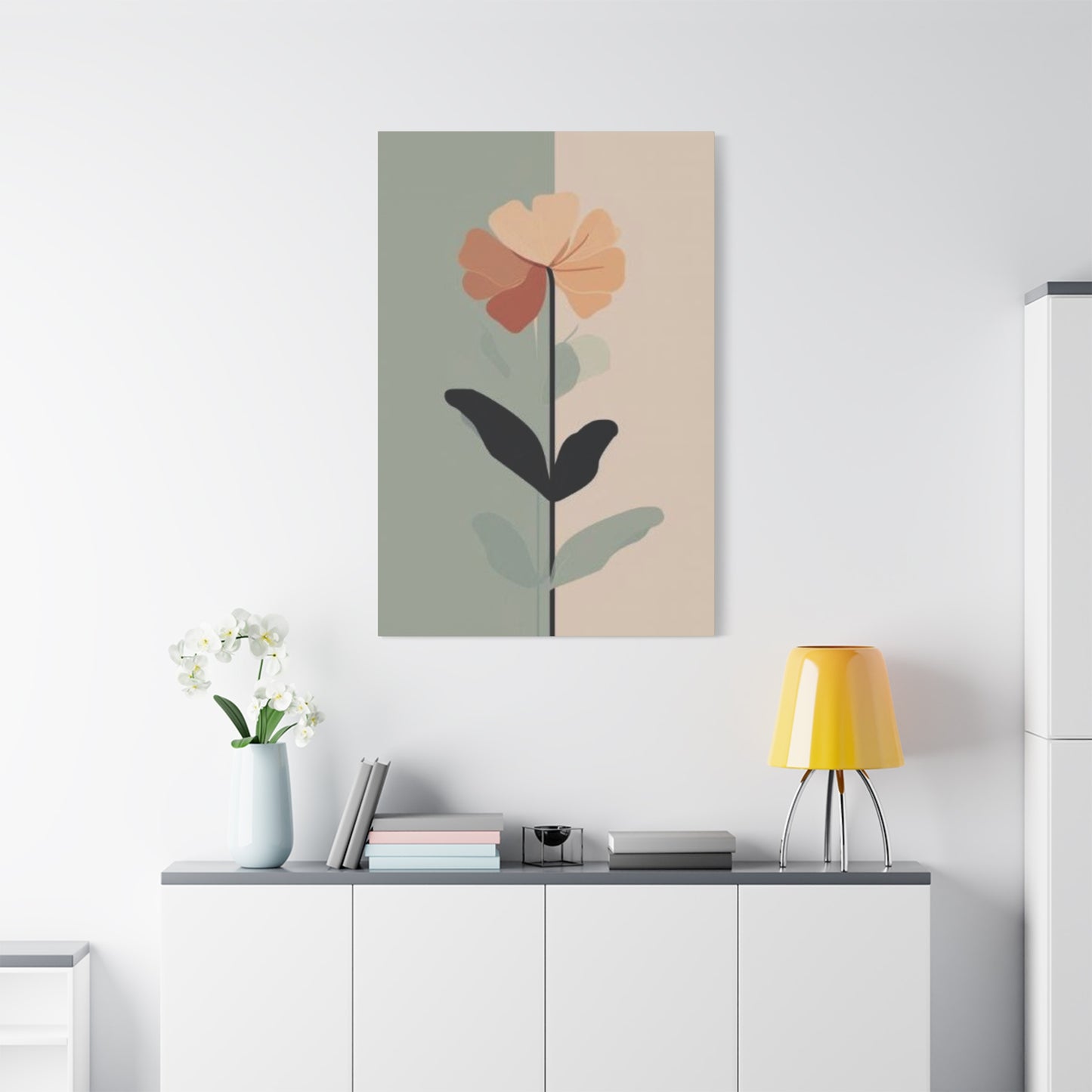 Pink Flower Entryway Wall Art & Canvas Prints