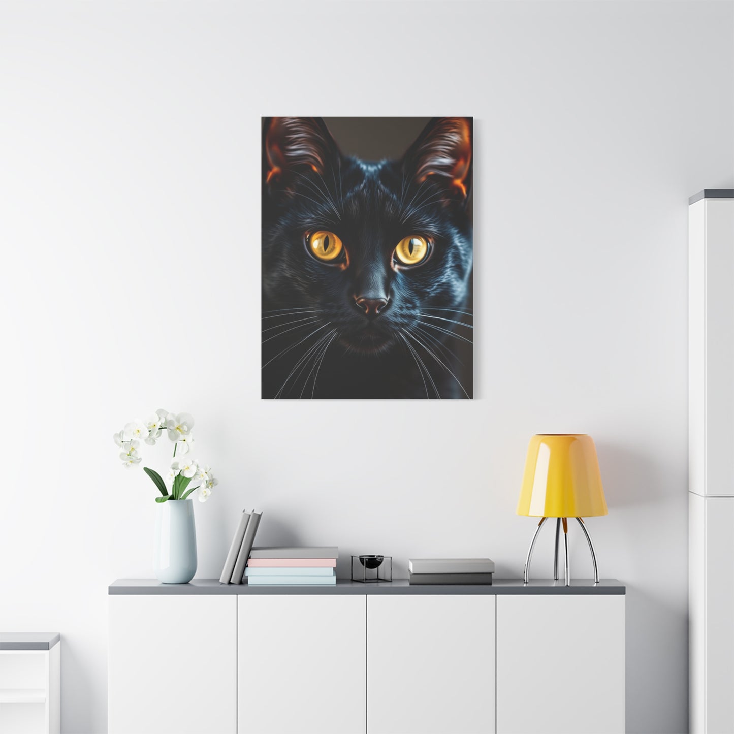 Black Cat Art Luxury Canvas Wall Art & Canvas Print