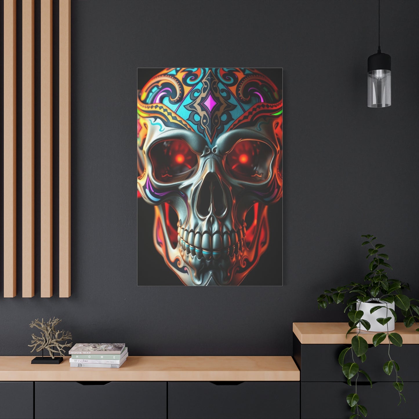 Hypnotic Bone Reverberation Wall Art & Canvas Print
