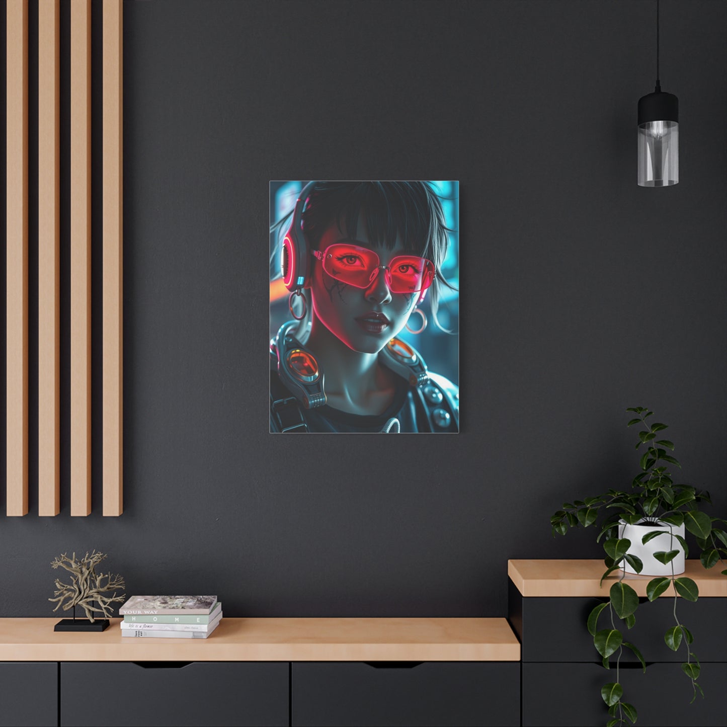 Vision Cyberpunk Art Art Wall Art & Canvas Print