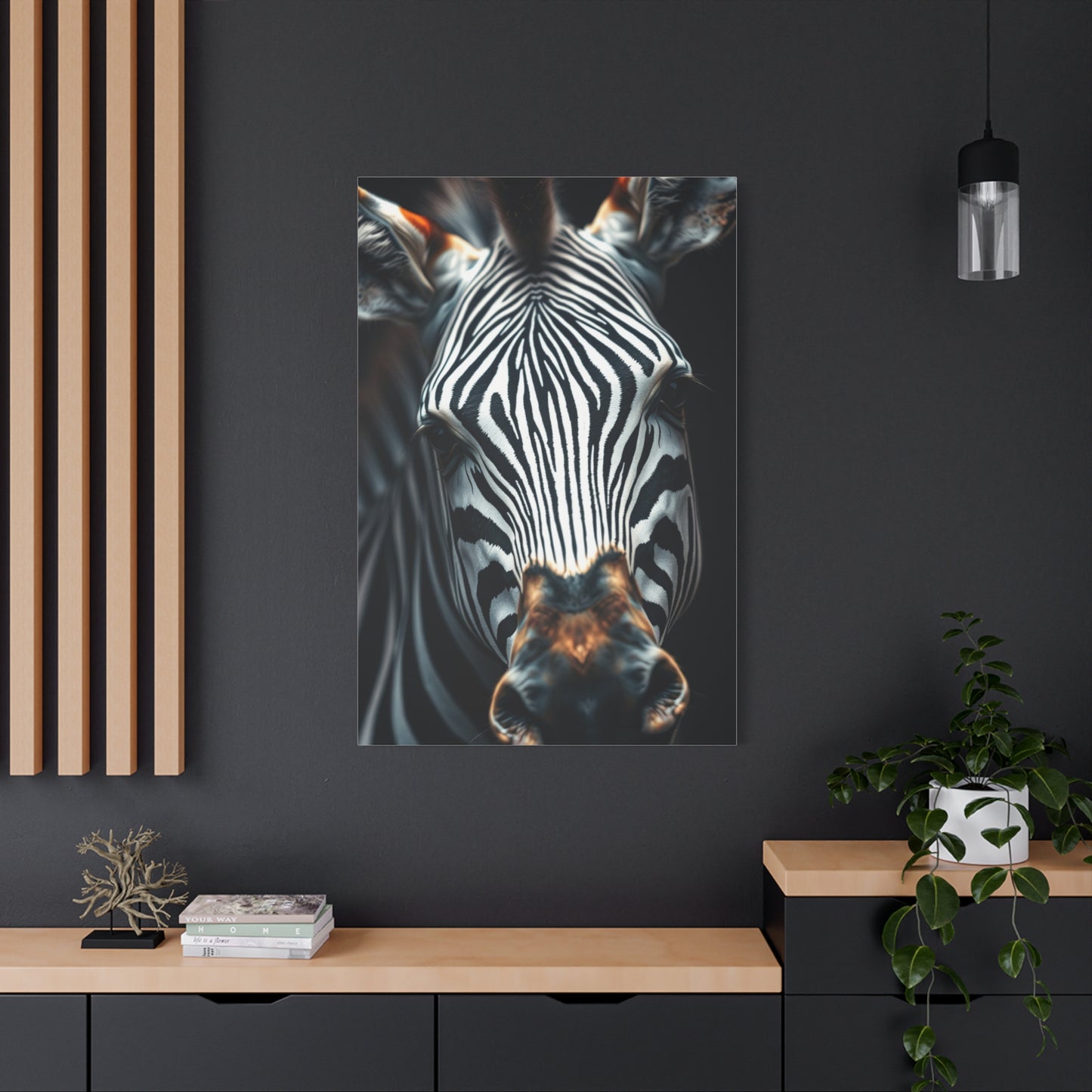 Vision Zebra Art Art Wall Art & Canvas Print