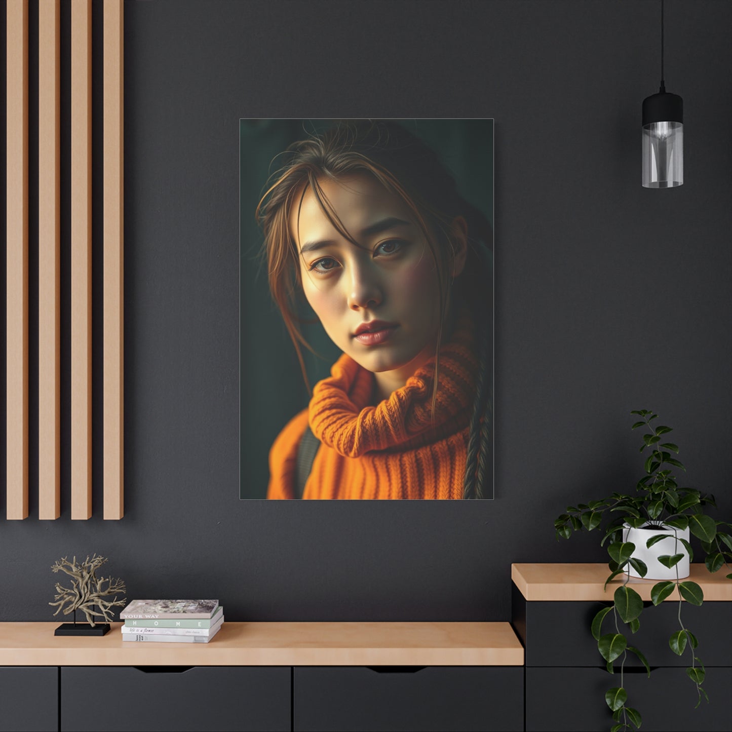 Amber Reverie Canvas Wall Art & Canvas Print