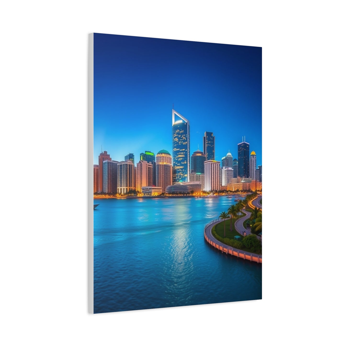 Luxe Miami Panorama Masterpiece Wall Art & Canvas Print