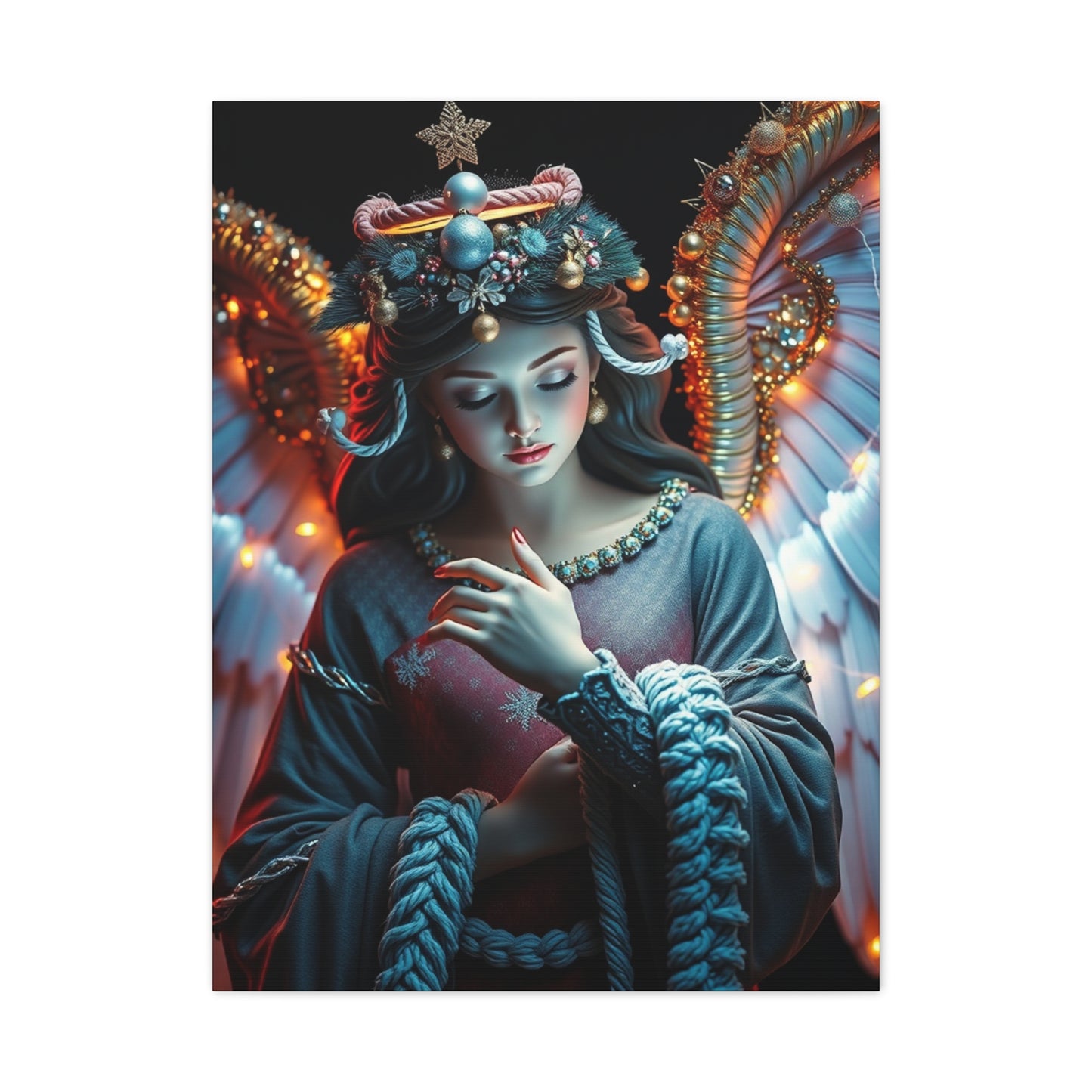 Christmas Angel Art Supreme Gallery Wall Art & Canvas Print