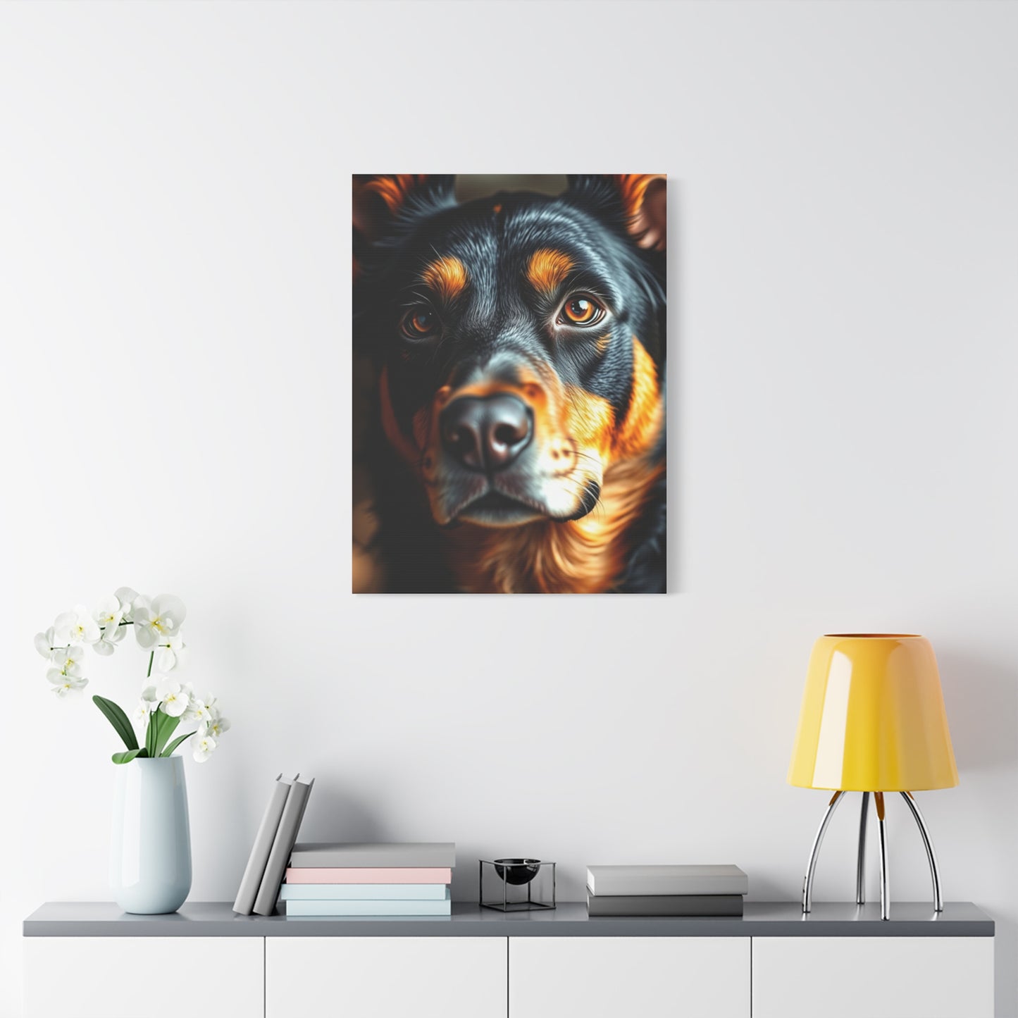 Black and Tan Art Refined Canvas Wall Art & Canvas Print