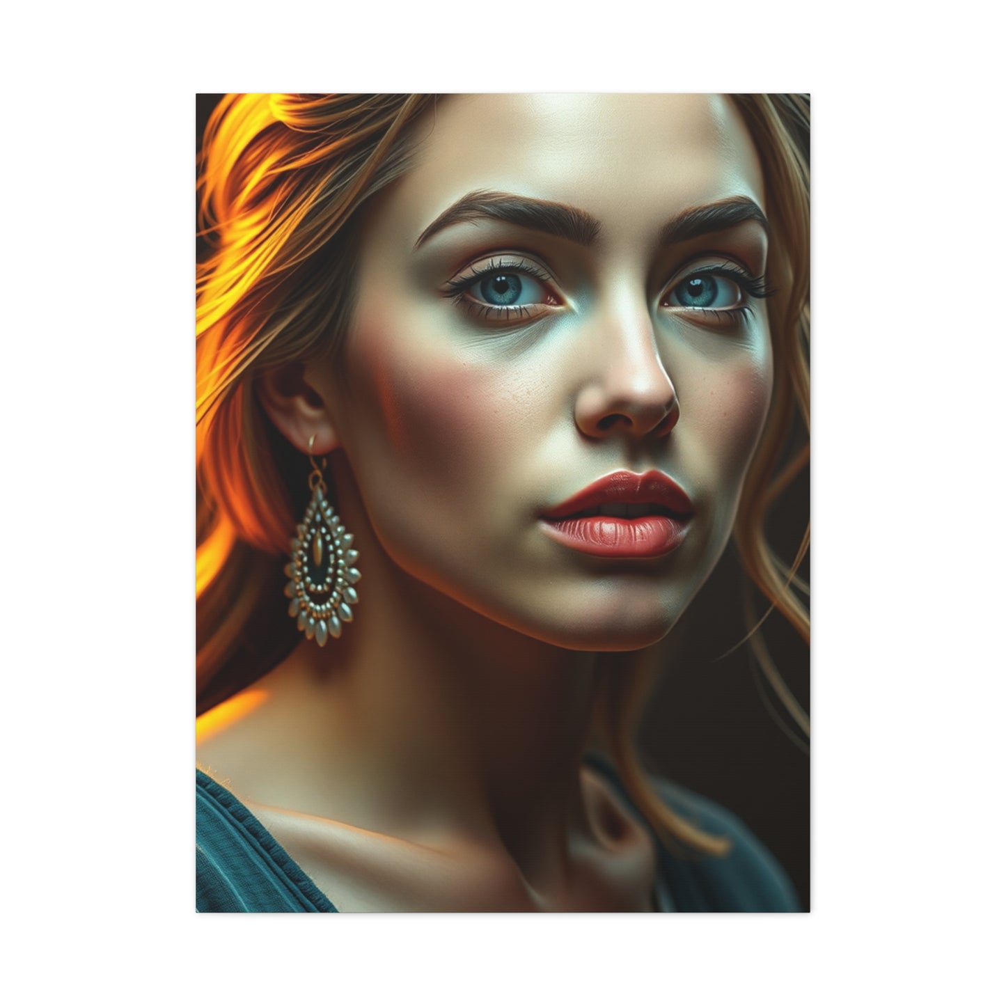 Celestial Muse Portrait Wall Art & Canvas Print