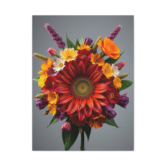 Luxe Flora Effigy Wall Art & Canvas Print