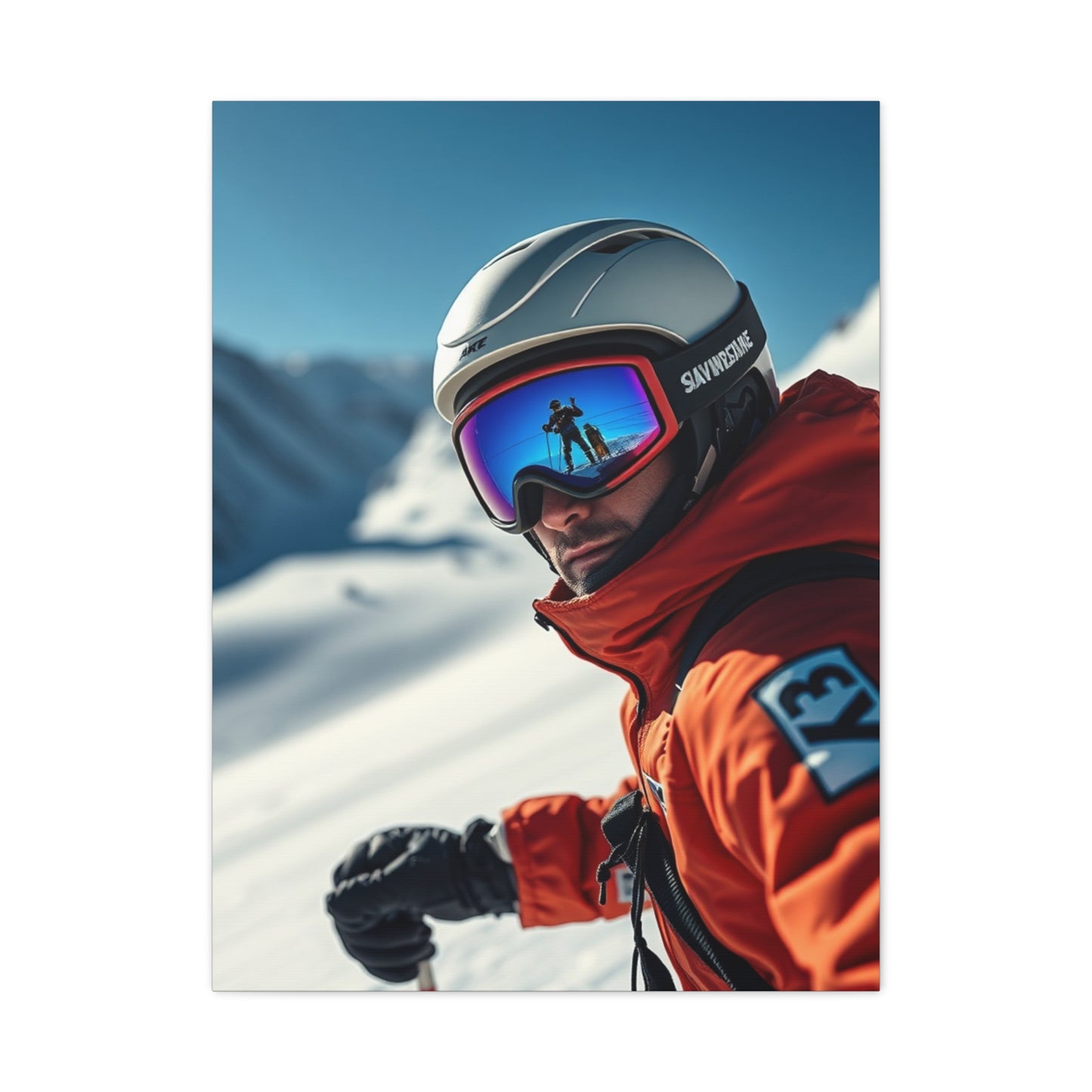 Vision Skiing Art Art Wall Art & Canvas Print
