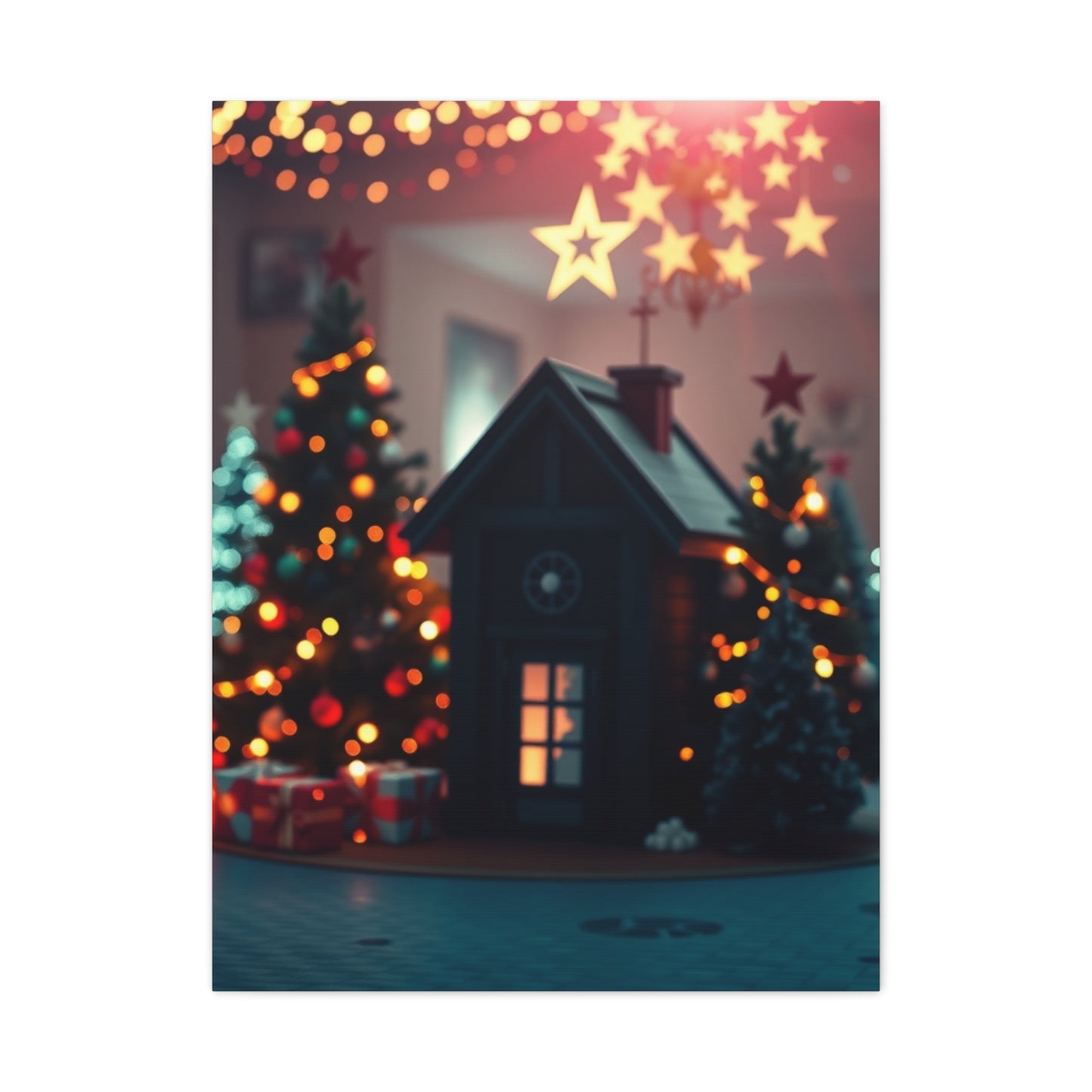 Supreme Black Christmas Art Collection Wall Art & Canvas Print