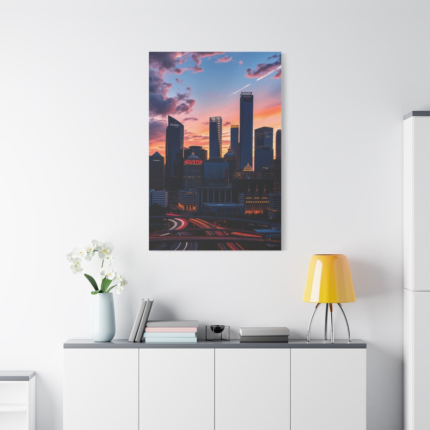 Houston Skylines Art Supreme Gallery Wall Art & Canvas Print
