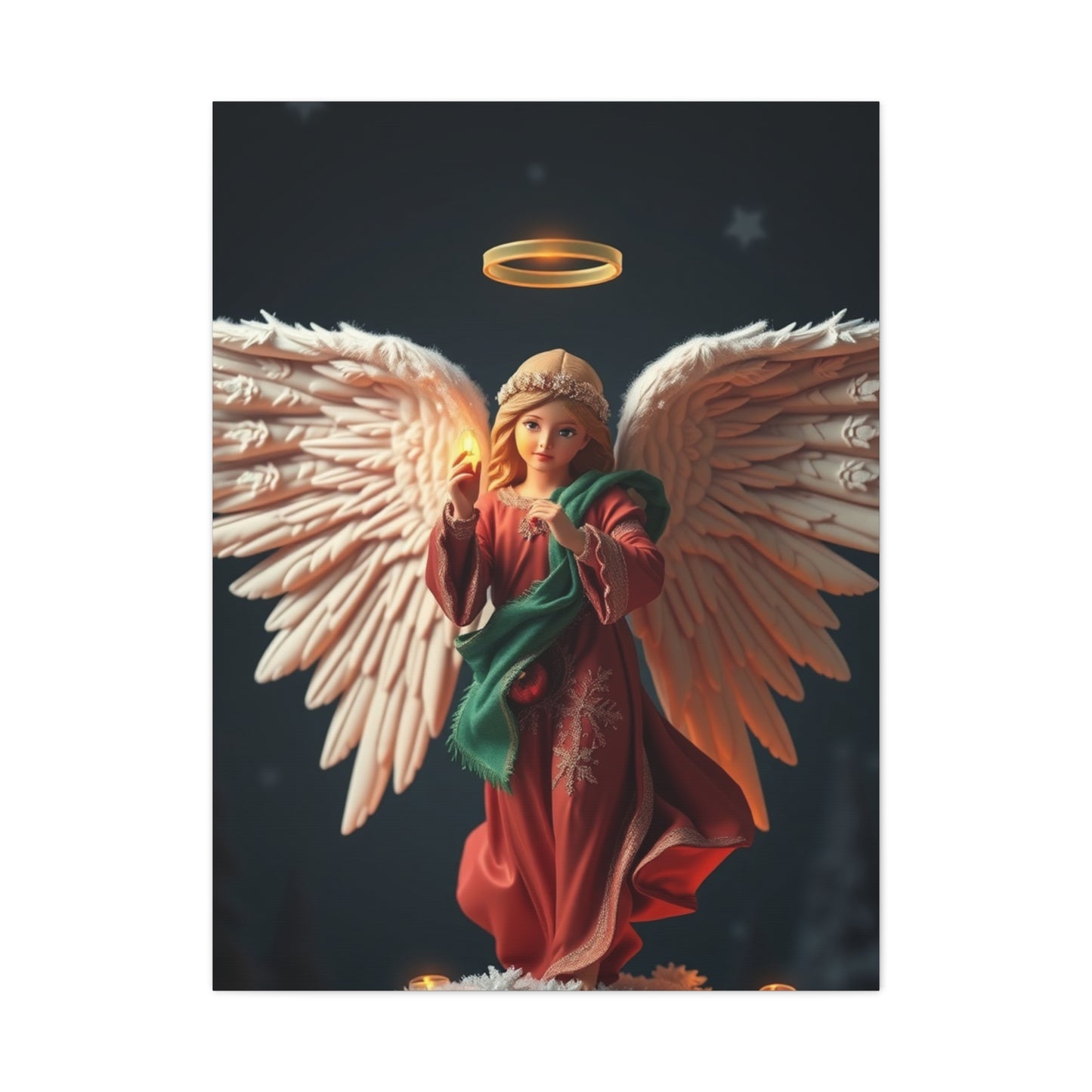 Christmas Angel Art Supreme Gallery Wall Art & Canvas Print