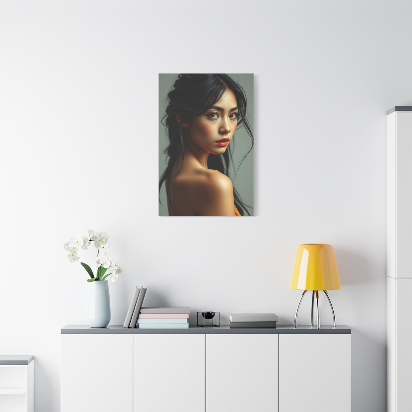 Chic Dame Illustration Wall Art & Canvas Print