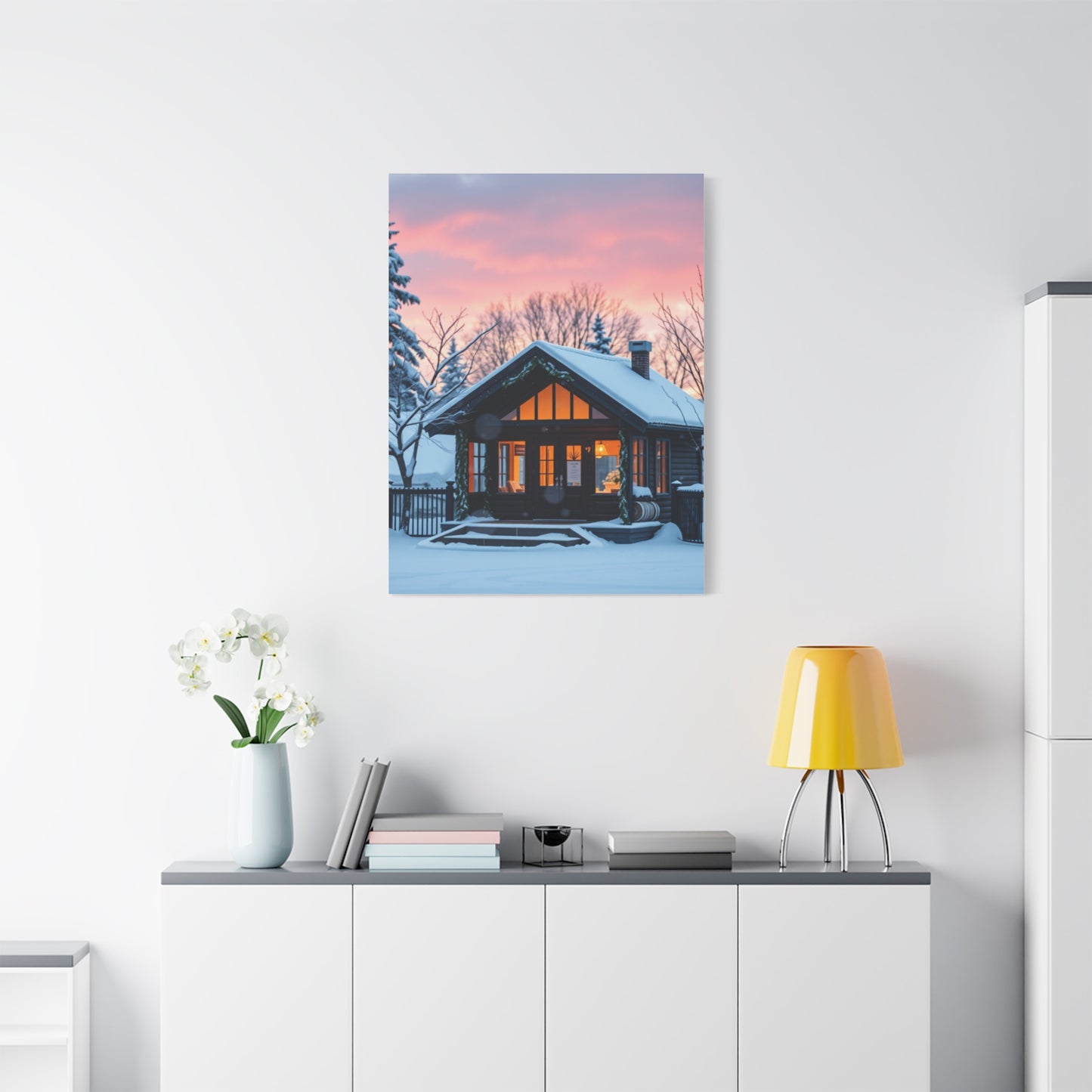 Hushed Winter Landscape Wall Art & Canvas Print