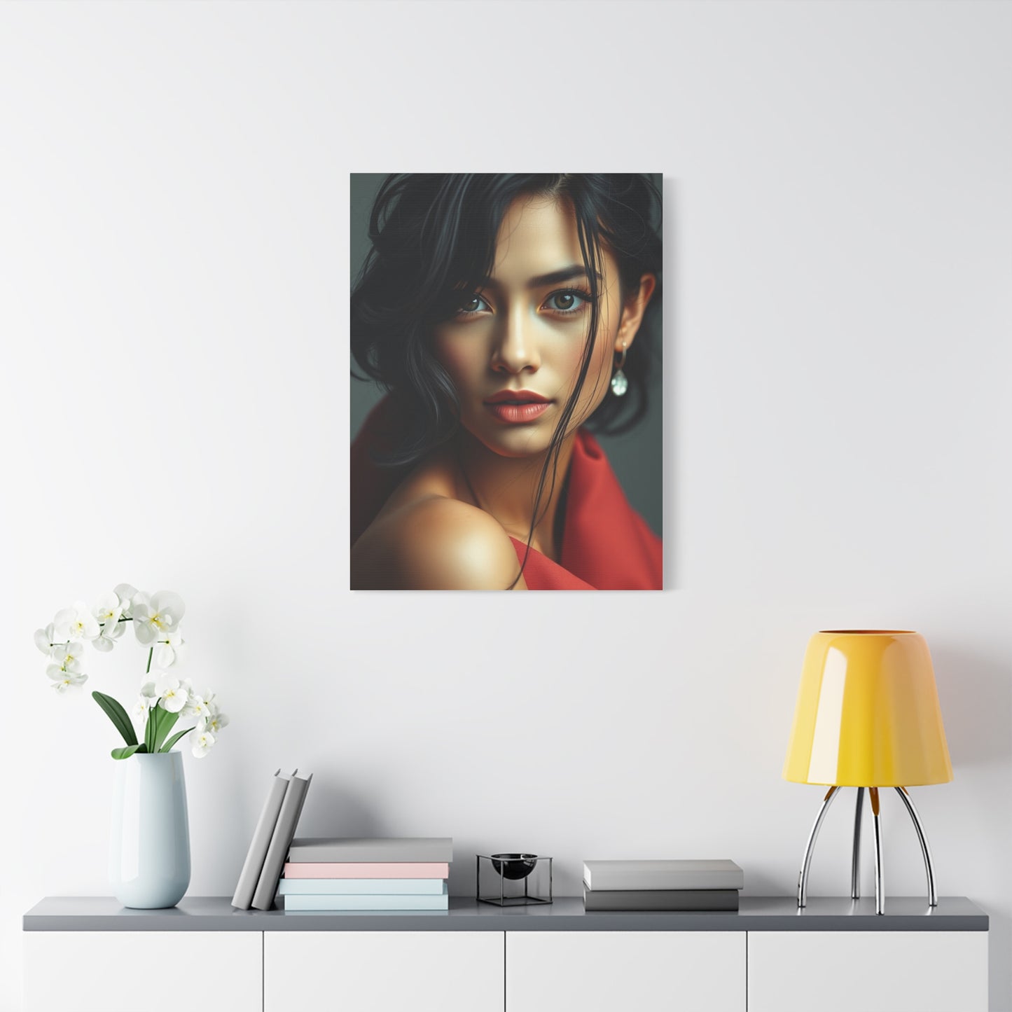 Luxurious Terra and Indigo Wall Art & Canvas Print