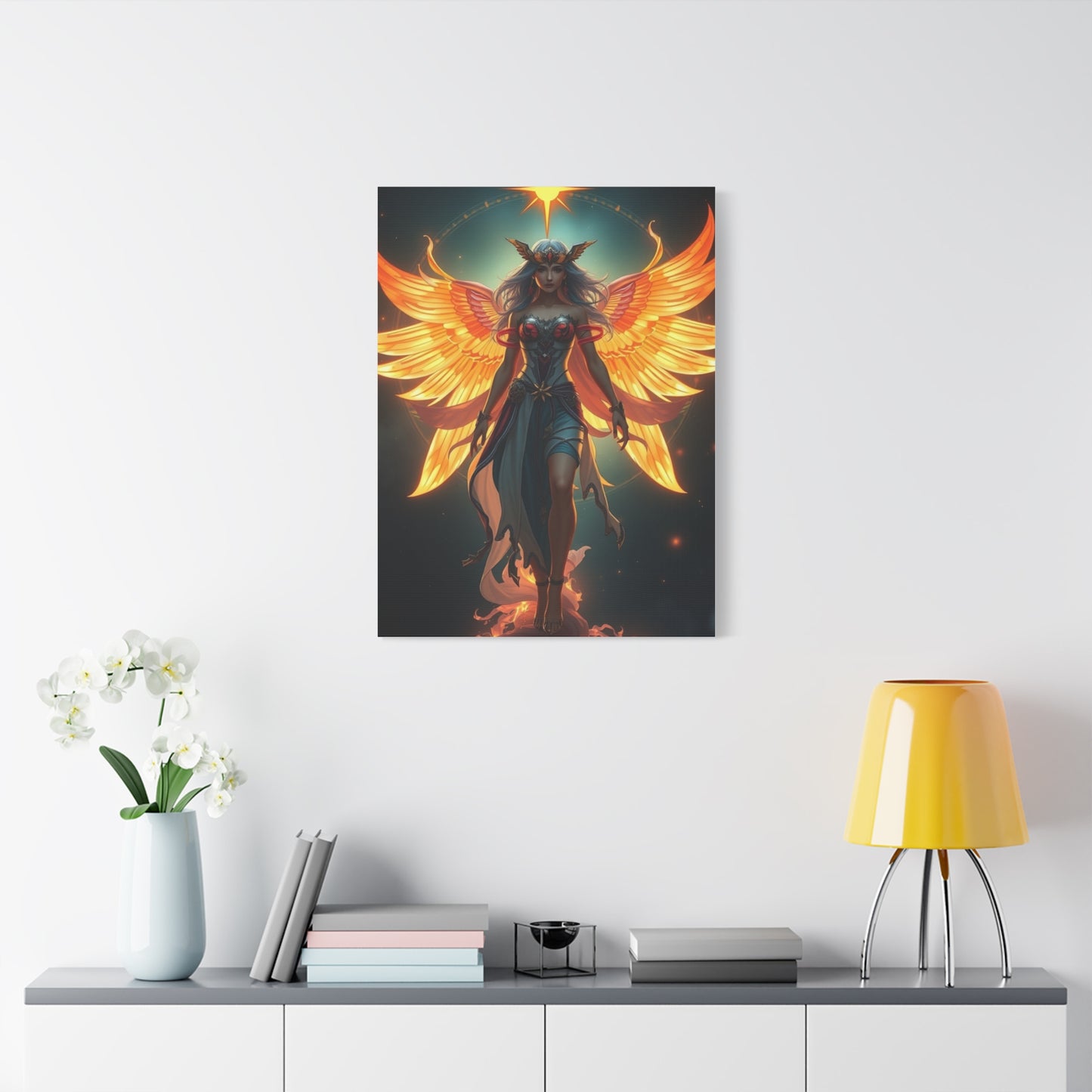 Celestial Duality Canvas