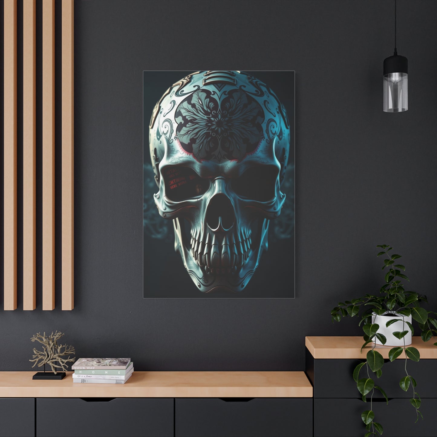 Sovereign Skull Vignette Wall Art & Canvas Print
