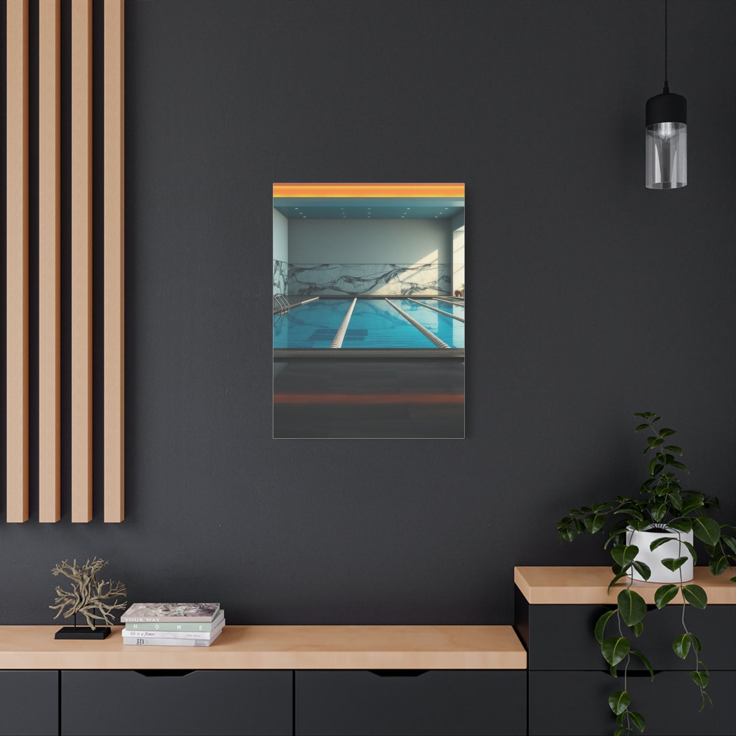 Masterpiece Swimming Pool Art Vision Wall Art & Canvas Print