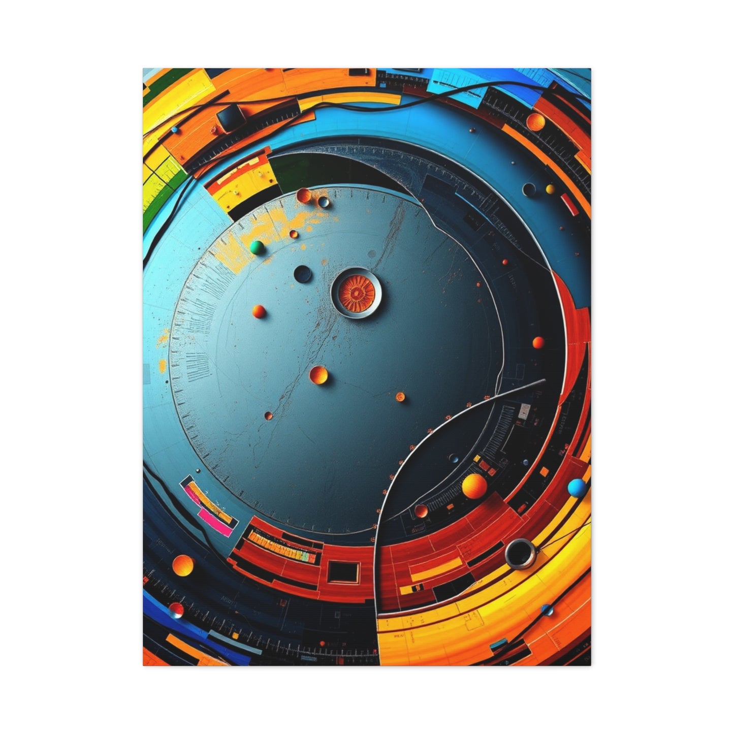 Supreme Circular Abstract Art Collection Wall Art & Canvas Print