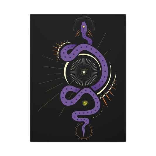 Purple Snake Poster Wall Art & Canvas Prints