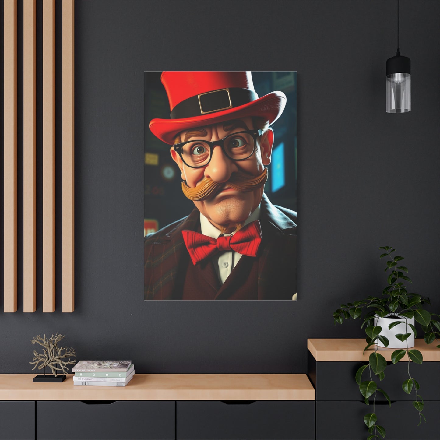 Rich Uncle Pennybags Art Refined Canvas Wall Art & Canvas Print