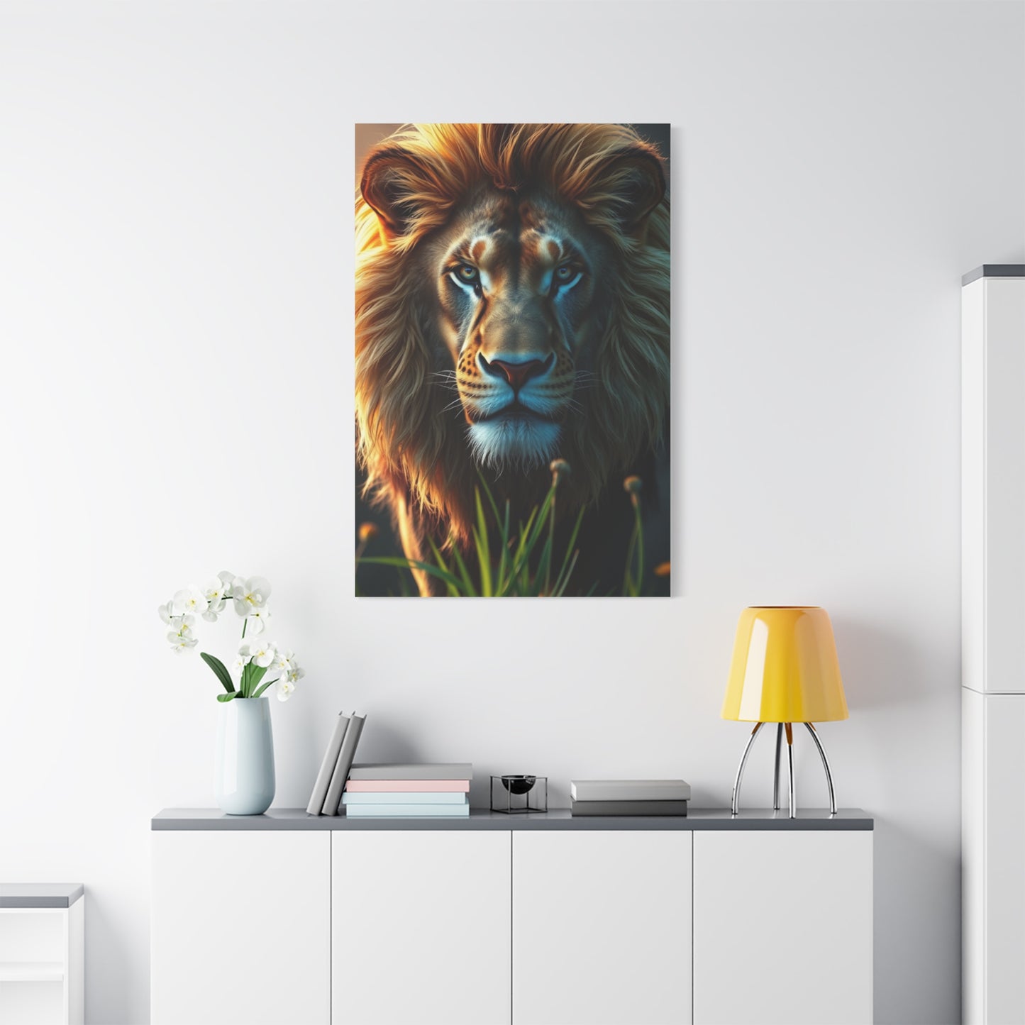 Lions Command Canvas Wall Art & Canvas Print