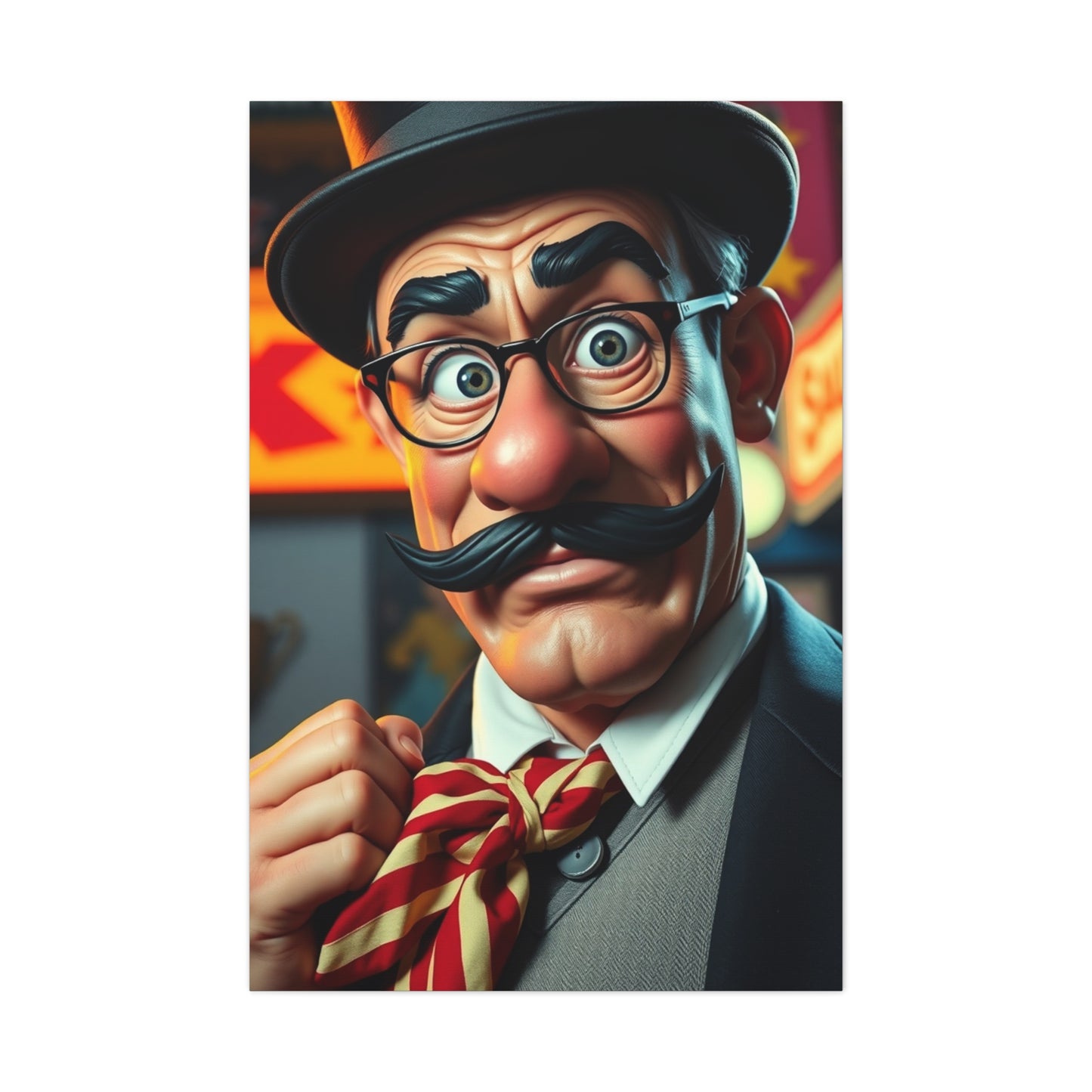 Elite Rich Uncle Pennybags Art Vision Wall Art & Canvas Print