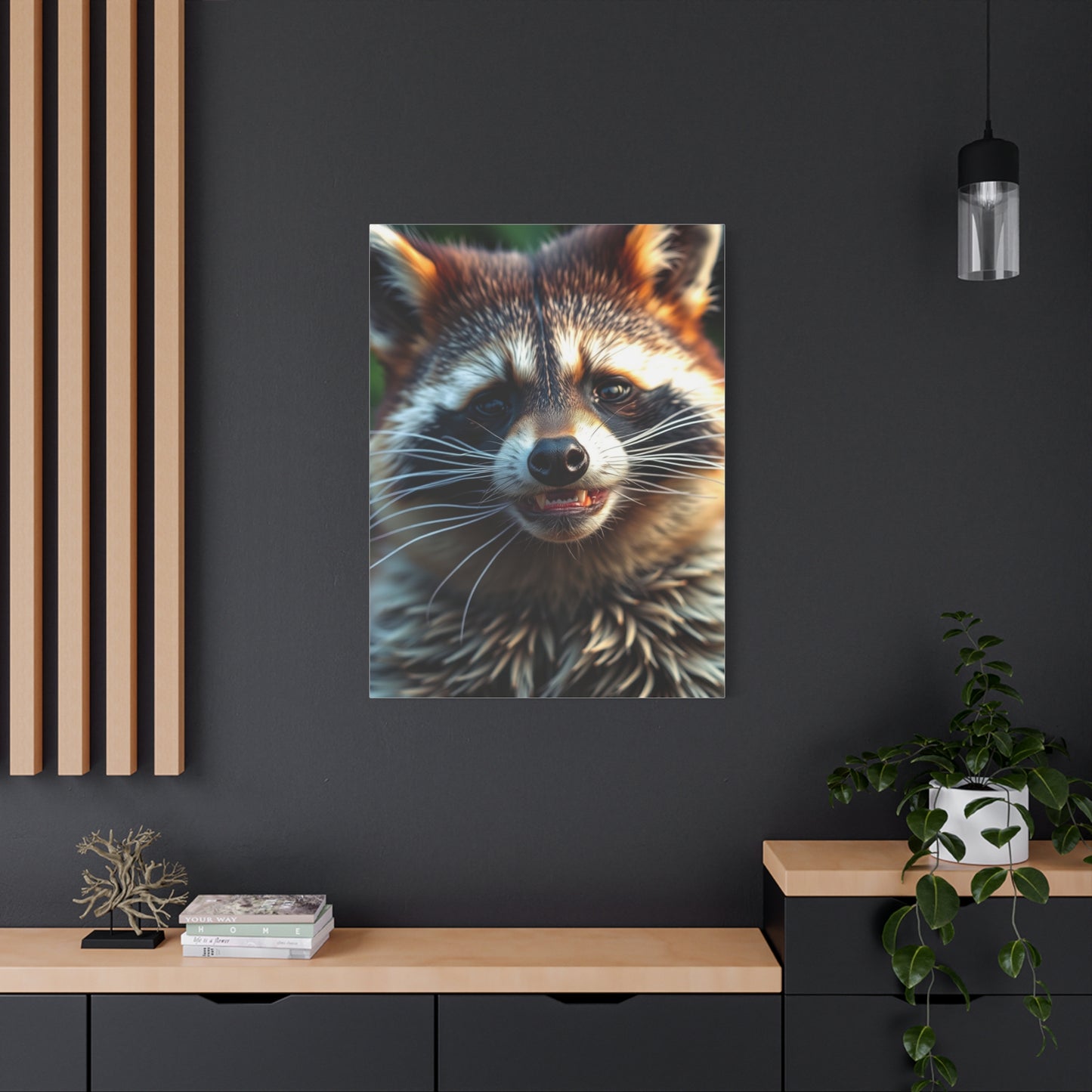 Masterpiece Raccoon Art Vision Wall Art & Canvas Print