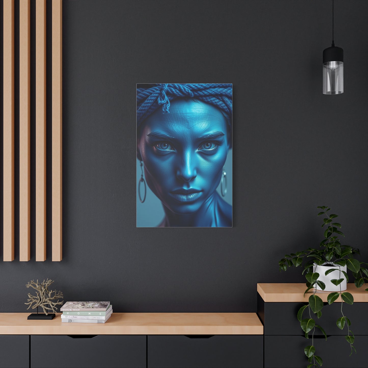 Turquoise Brilliance Tableau Wall Art & Canvas Print