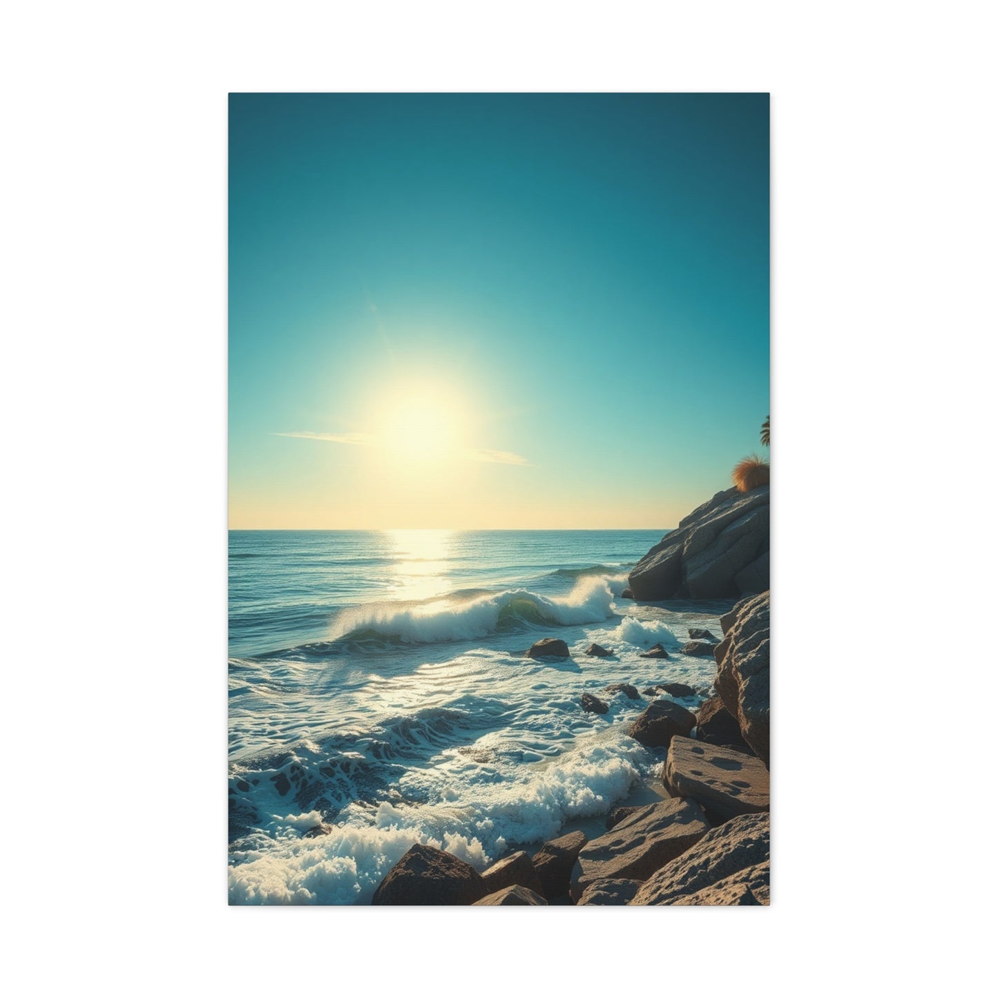 Azure Tides Masterpiece Wall Art & Canvas Print