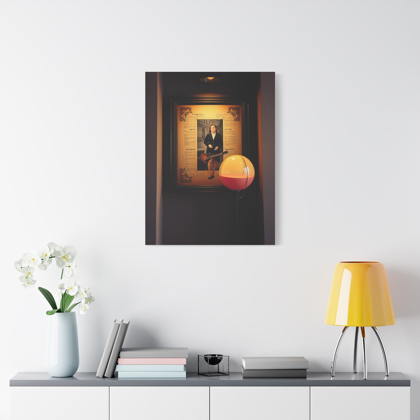 Retro Elegance Canvas Wall Art & Canvas Print