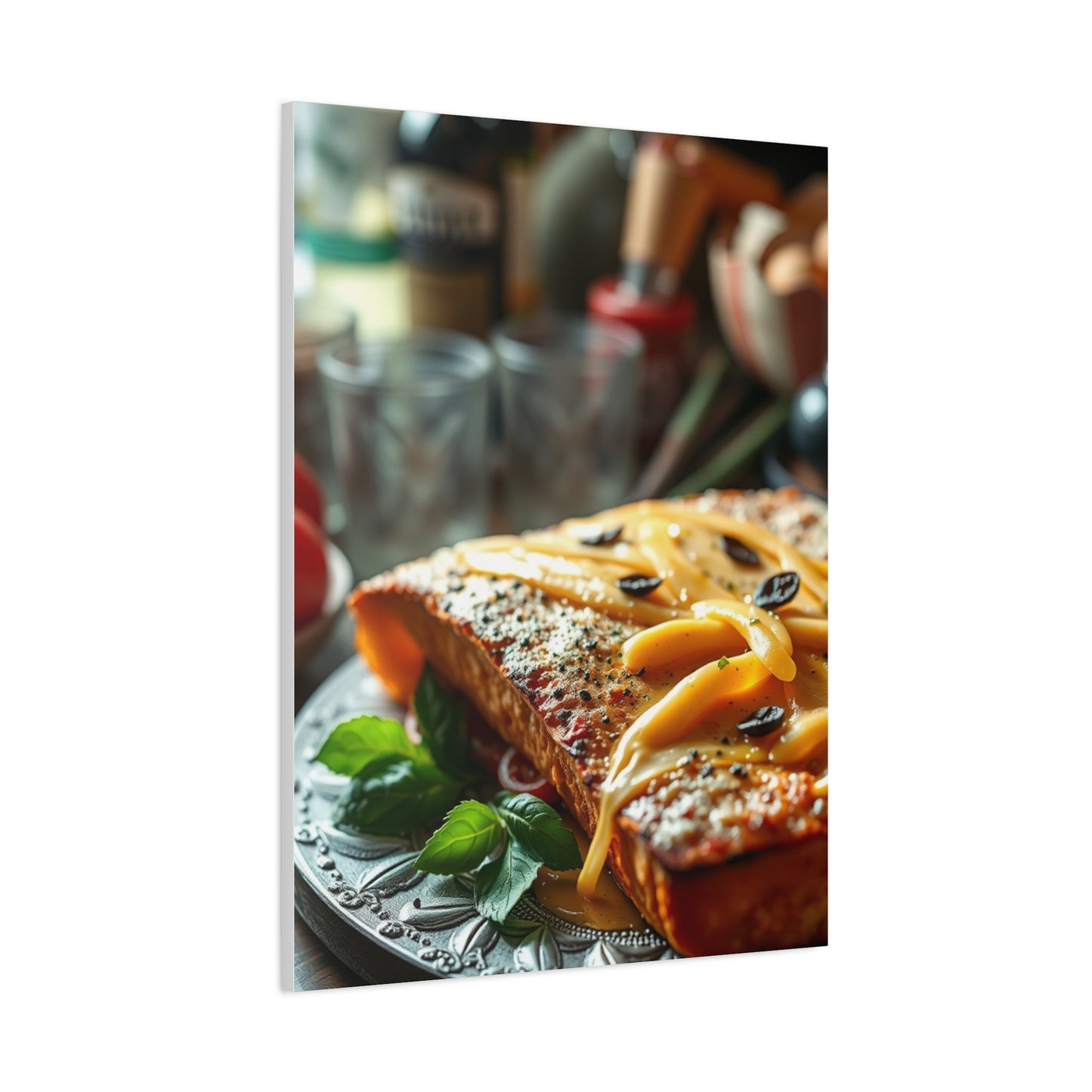 Italian Food Art Luxury Canvas Wall Art & Canvas Print