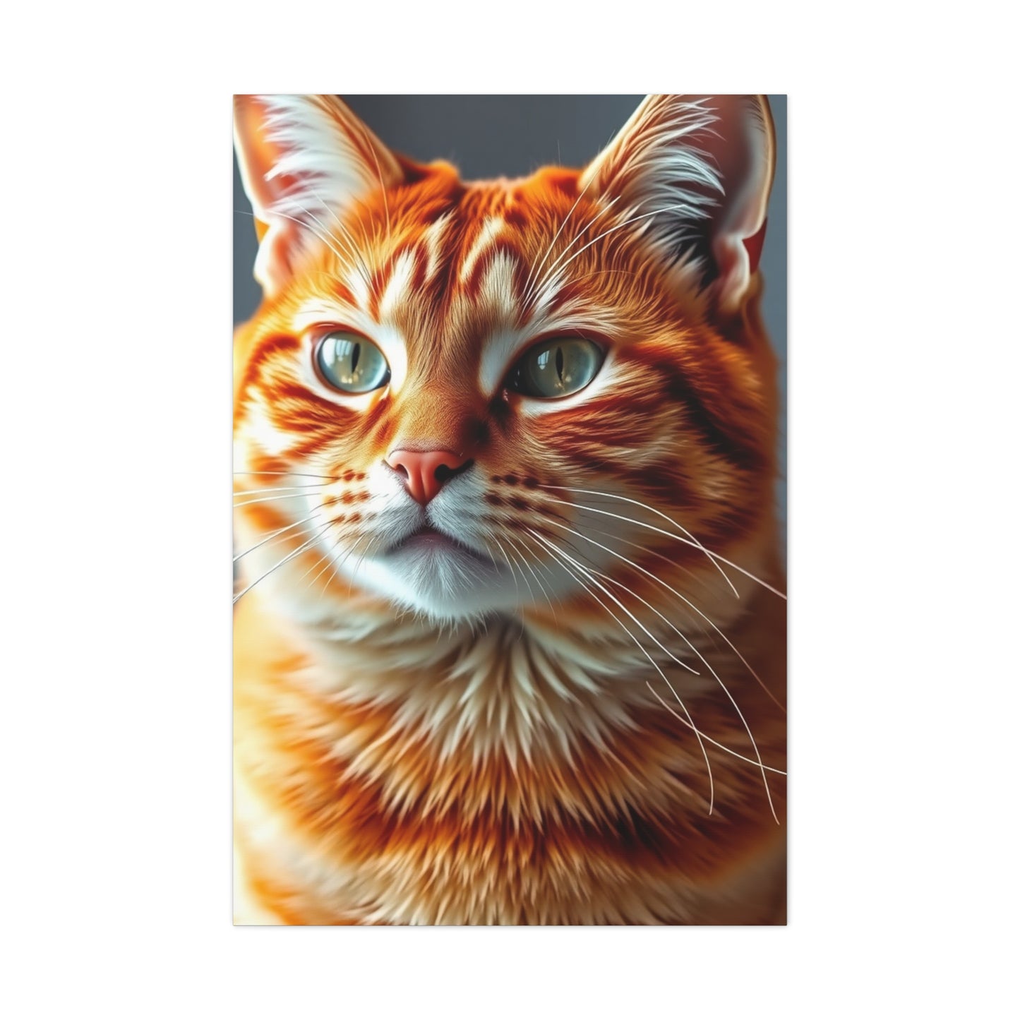 Elite Orange Cat Art Vision Wall Art & Canvas Print