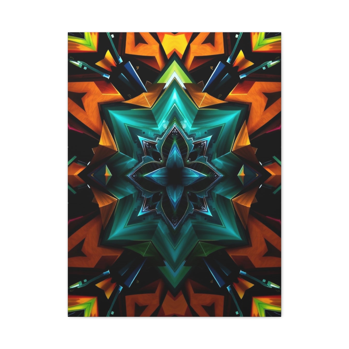 Abstract Geometric Splendor Wall Art & Canvas Print