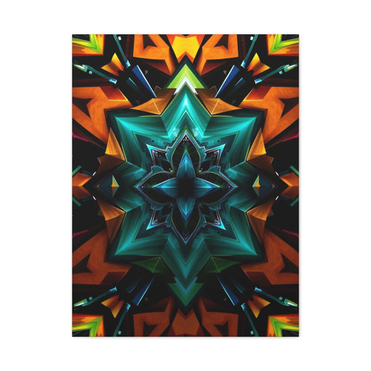 Abstract Geometric Splendor Wall Art & Canvas Print
