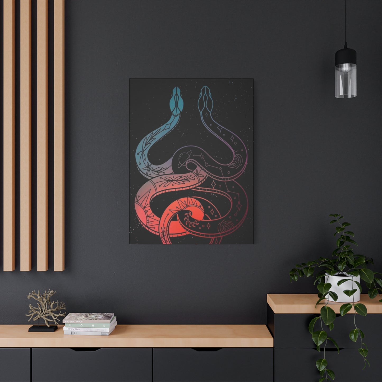 Two Snakes Poster Wall Art & Canvas Prints