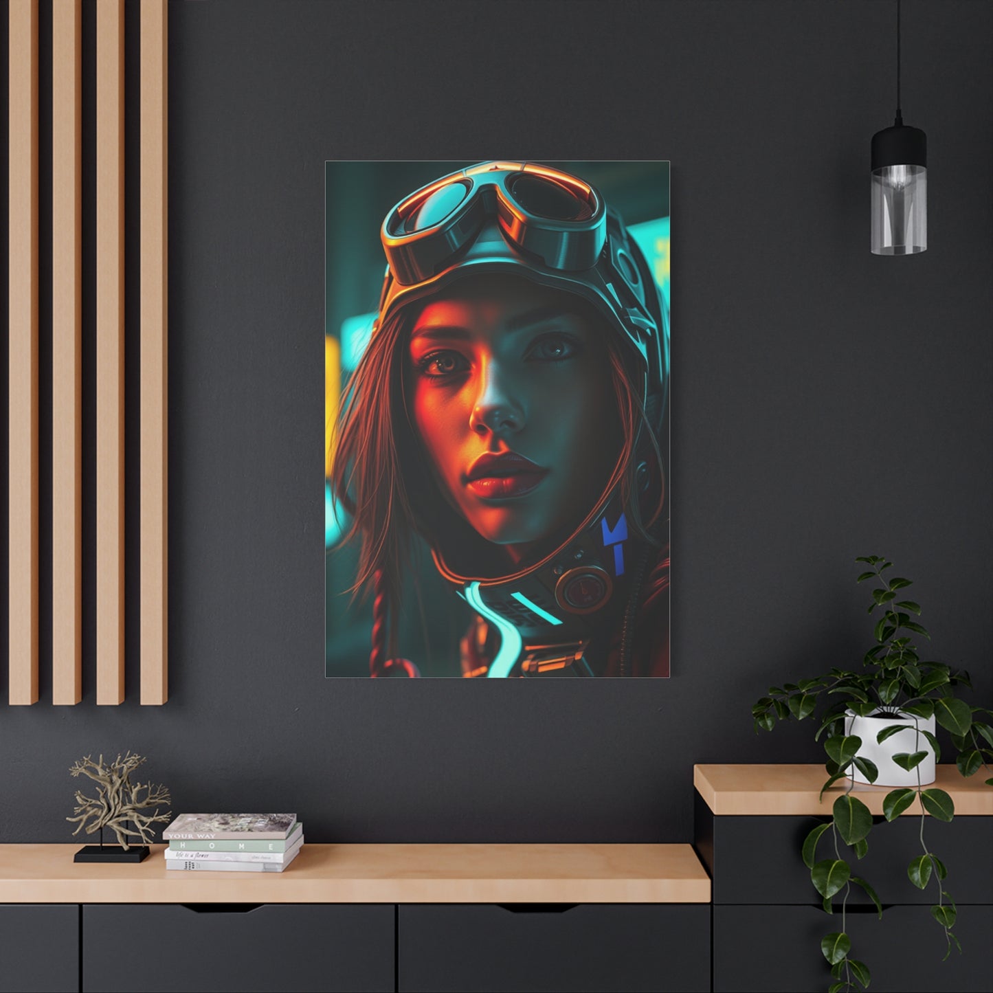 Masterpiece Cyberpunk Art Vision Wall Art & Canvas Print