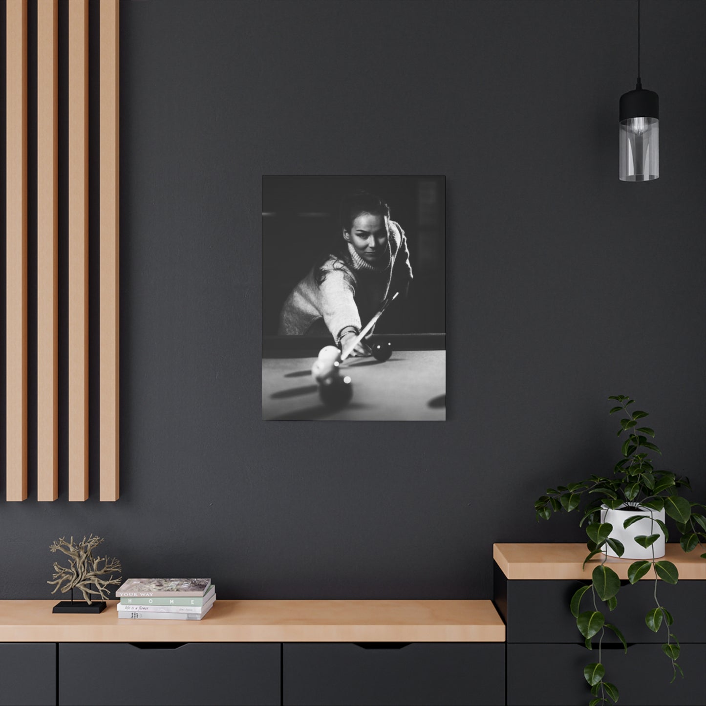 Women Playing Billiard Wall Art & Canvas Prints