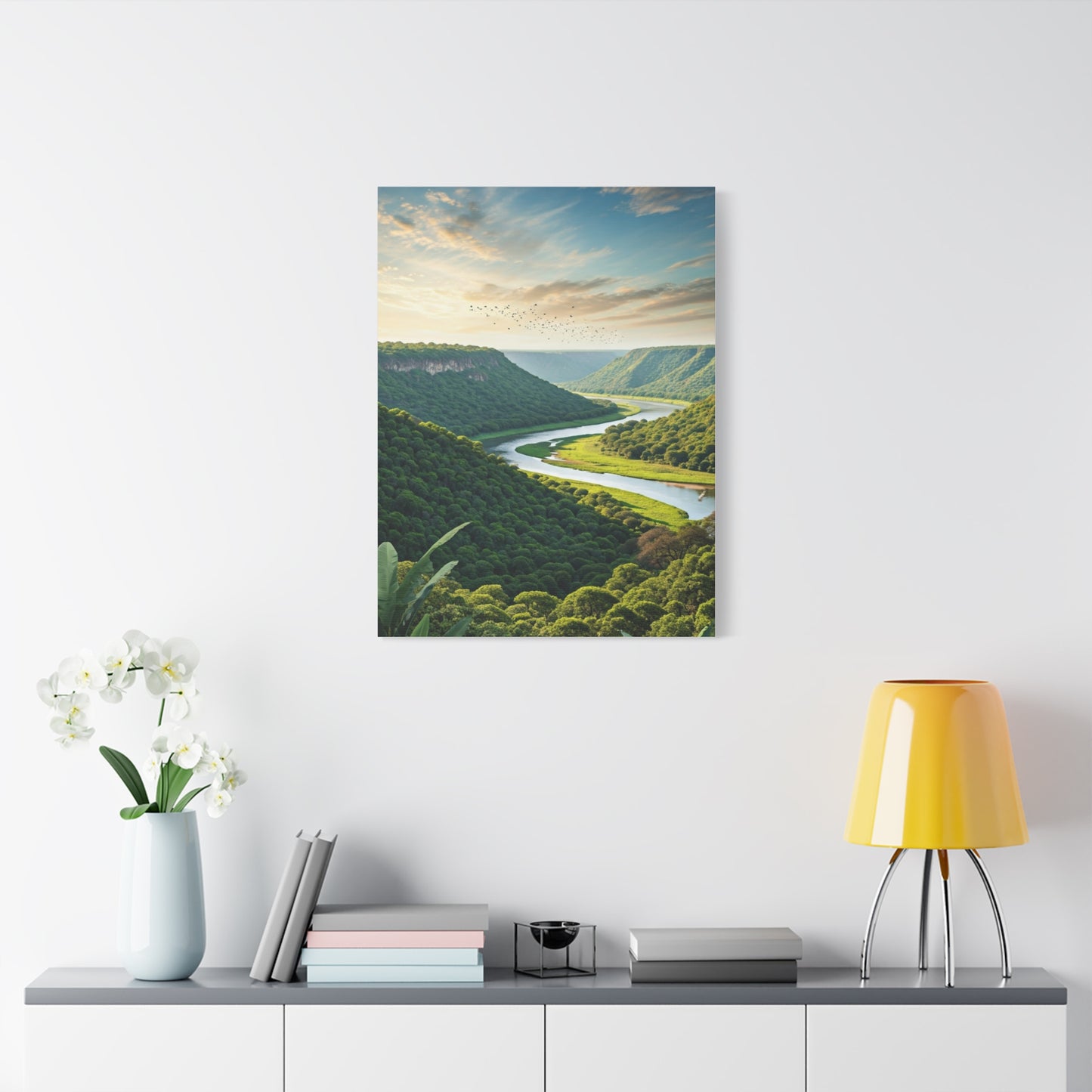 Scenic River Valley Landscape View Wall Art & Canvas Prints