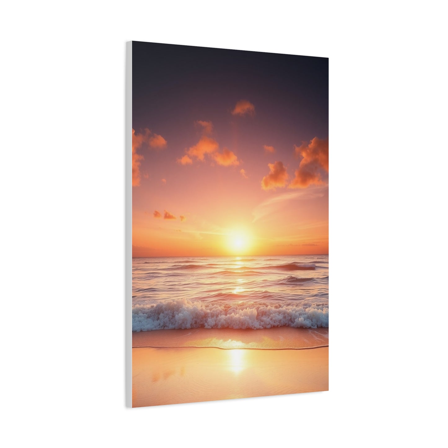 Vision Beach Sunrise and Sunset Art Art Wall Art & Canvas Print