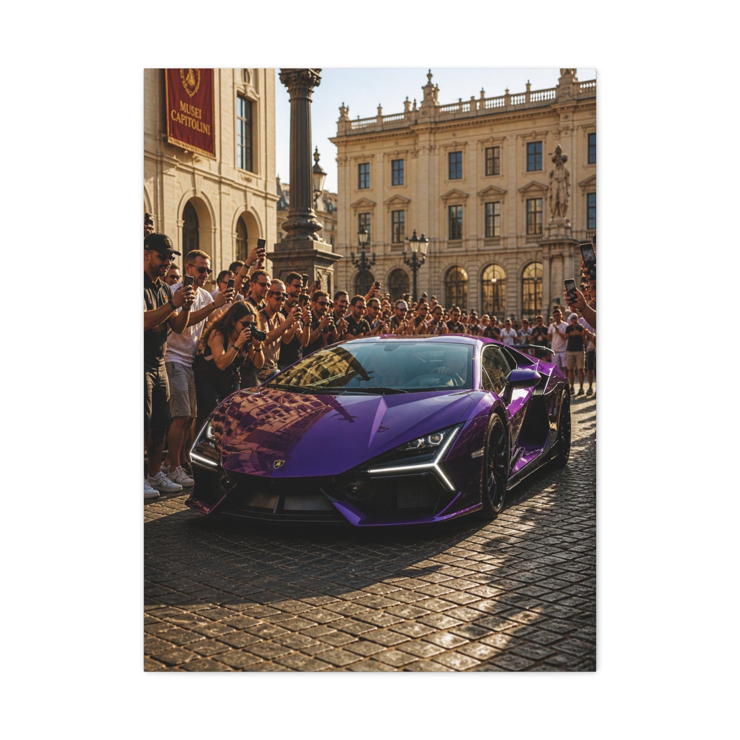 Viola Mithras Lamborghini Revuelto Supercar Scene Wall Art & Canvas Print