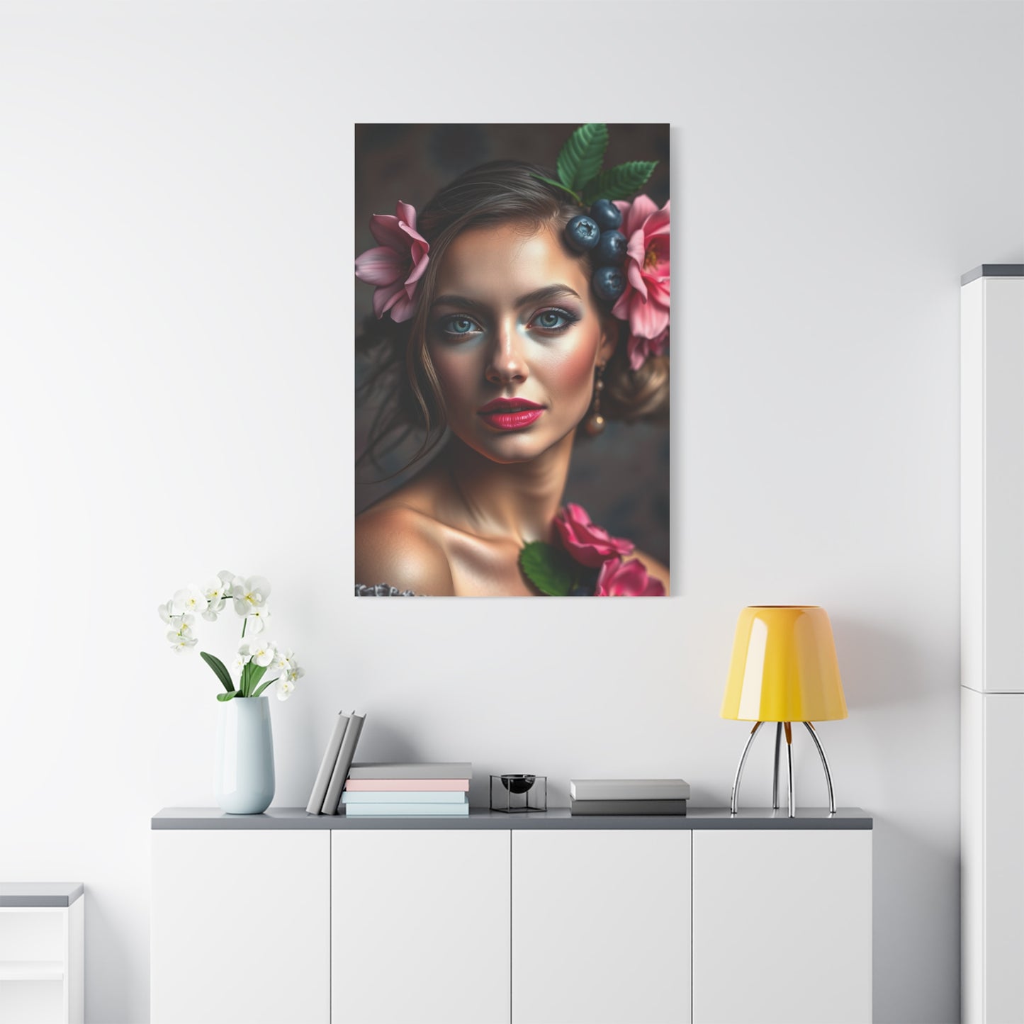 Supreme Blush and Blueberry Art Collection Wall Art & Canvas Print