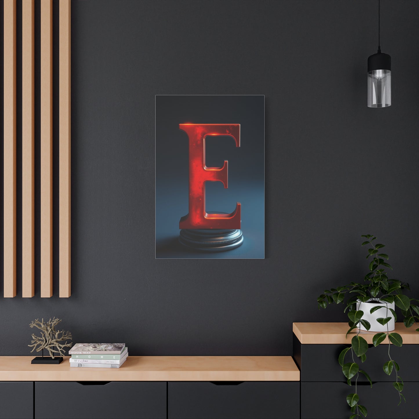 Vision The Letter E - Art Art Wall Art & Canvas Print