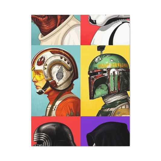 Star Wars Characters Poster Wall Art & Canvas Prints