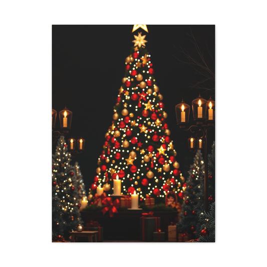 Supreme Black Christmas Art Collection Wall Art & Canvas Print