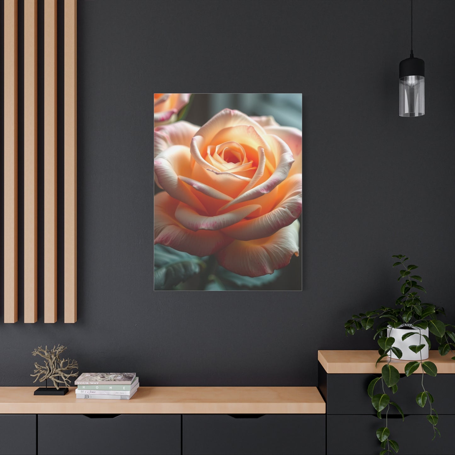 Rose Flower Art Refined Canvas Wall Art & Canvas Print