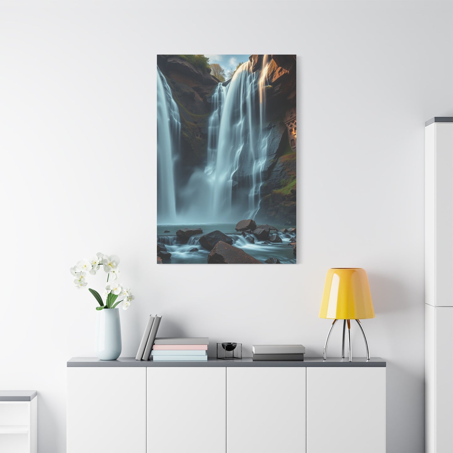 Ethereal Torrent Composition Wall Art & Canvas Print