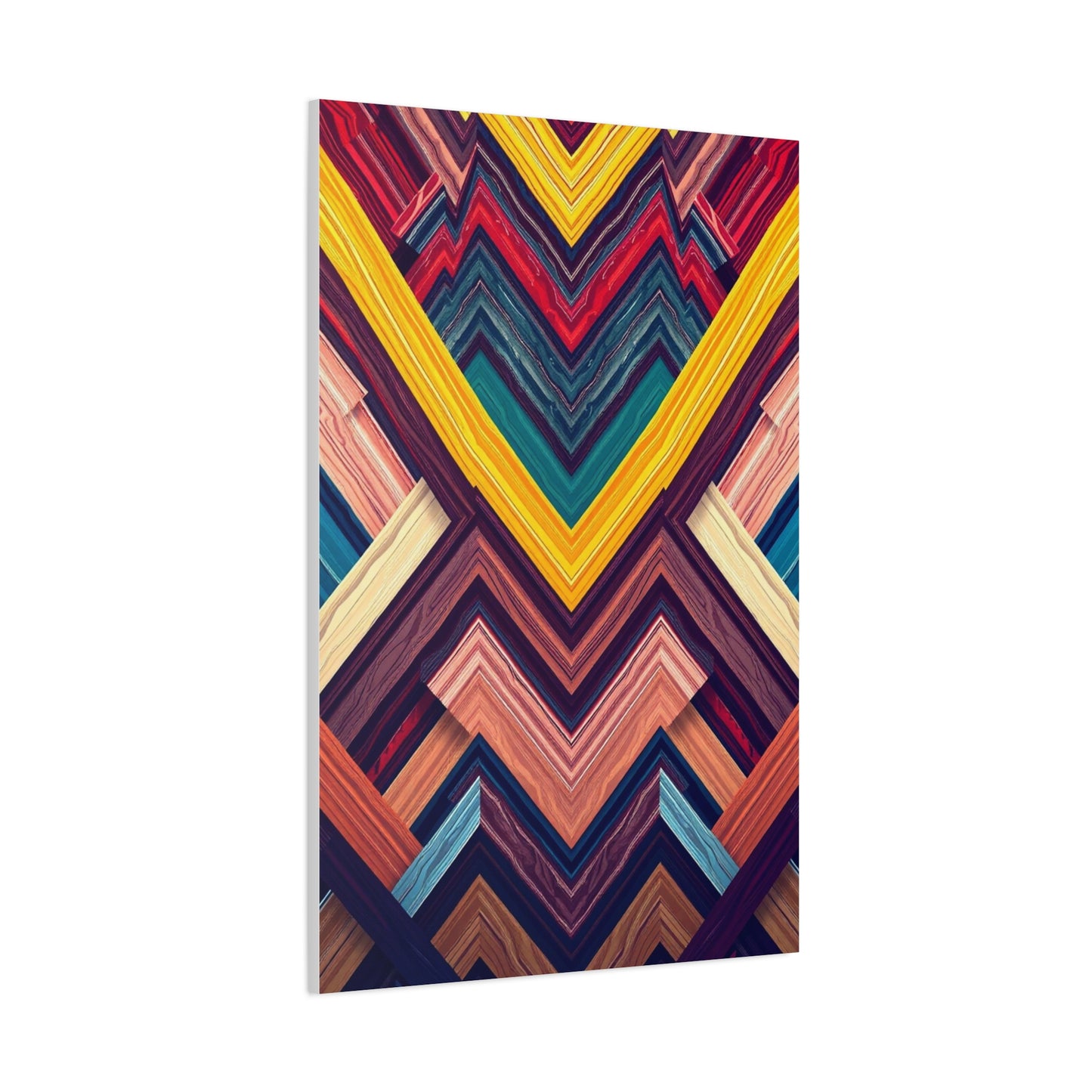 Elite Chevron Pattern Art Vision Wall Art & Canvas Print