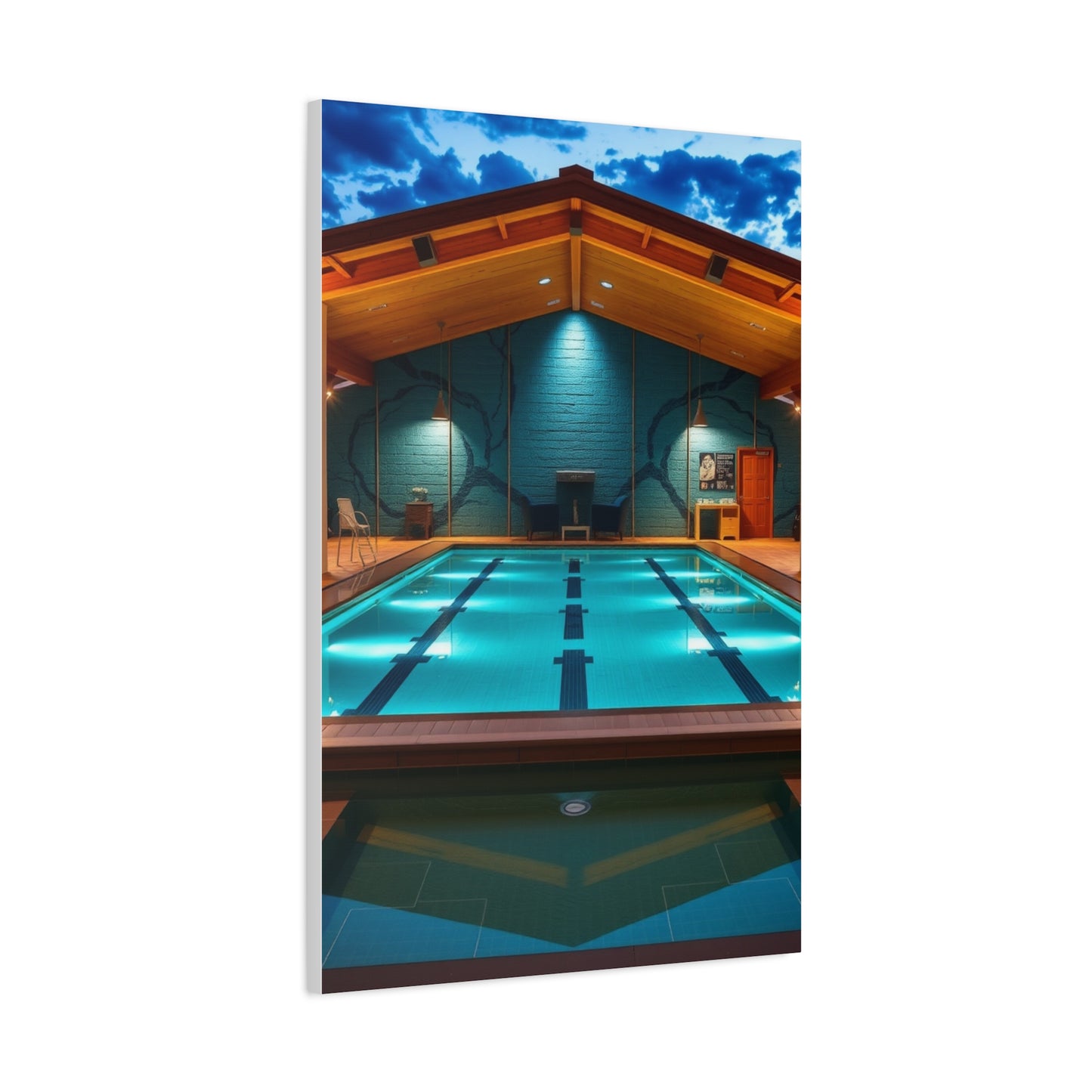 Supreme Swimming Pool Art Collection Wall Art & Canvas Print