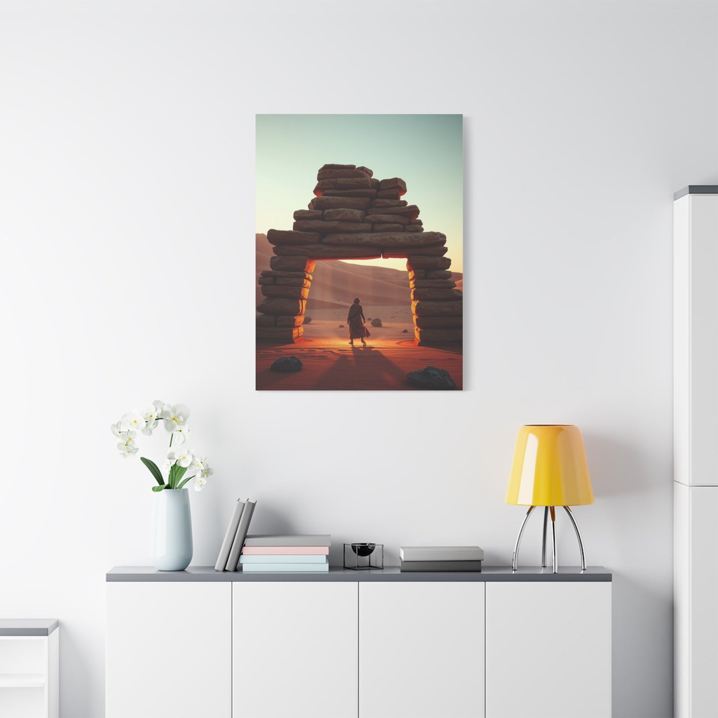 Amber Mirage Canvas Wall Art & Canvas Print