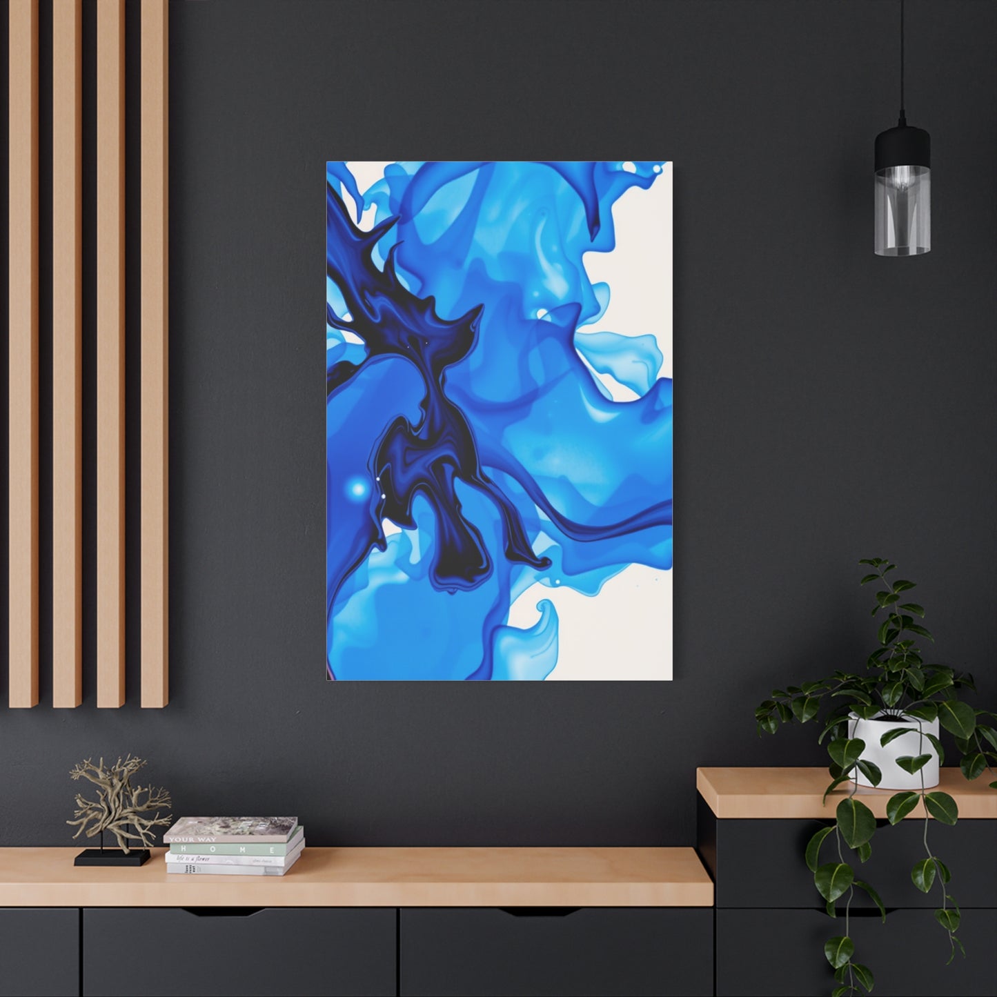 Supreme Blue Abstract Art Collection Wall Art & Canvas Print